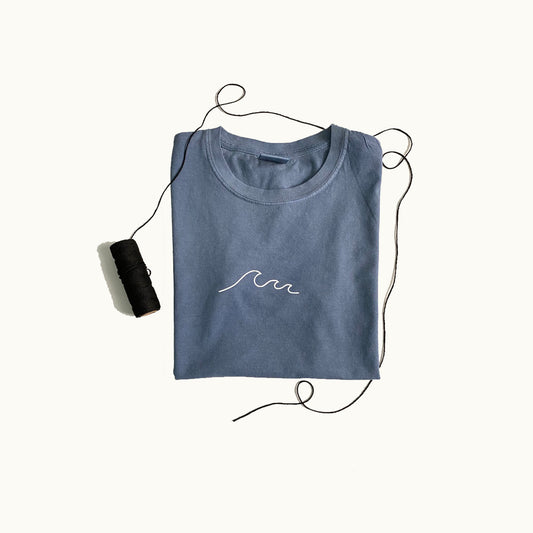 Wave T-Shirt | Wave Summer Shirt | Wave Comfort Colors Shirt | Wave Design Shirt | Wave Minimalistic Shirt